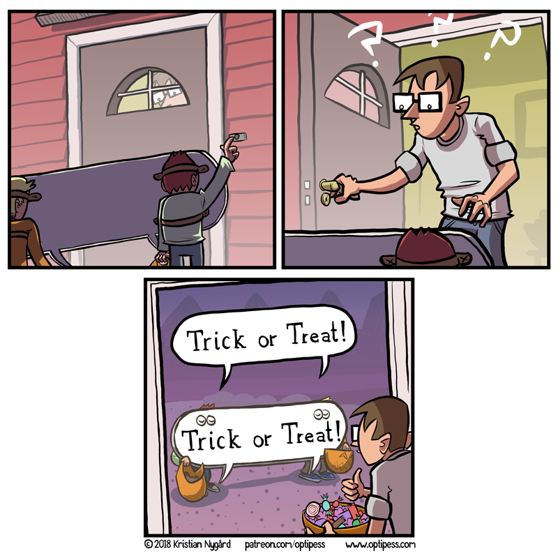 Or maybe Trick x Treat is a better title. Although Iâ€™m sure neither are mathematically correct.