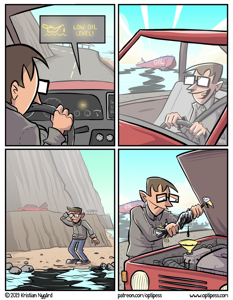 This comic is entirely accurate, scientifically and otherwise. Well, except that I would never drive with both hands on the steering wheel.